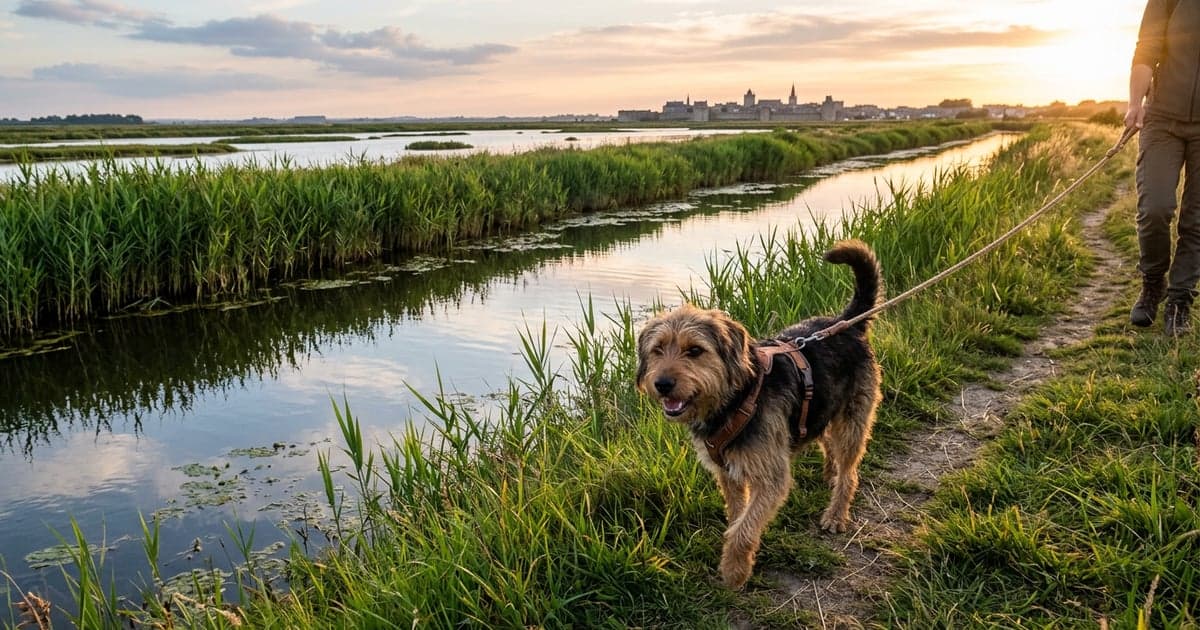 Où promener son chien à Guérande et dans les marais de Brière ?