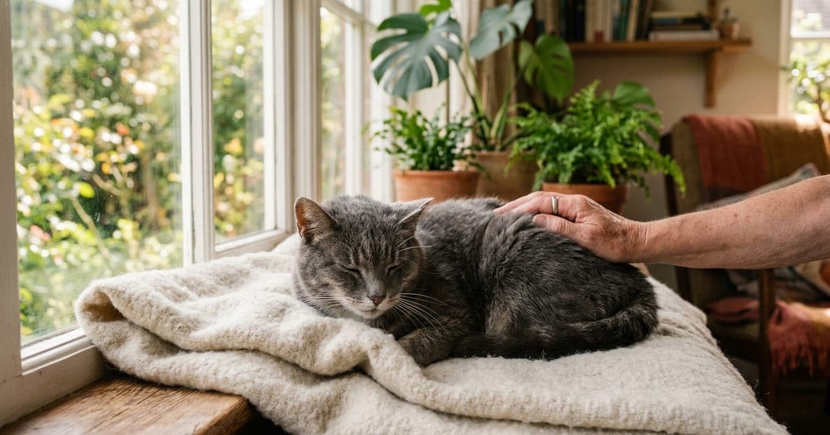 Faire garder un chat âgé ou sous traitement à domicile : la garde adaptée aux seniors
